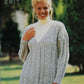 Vintage Knitting Pattern 4277 - Womens Long Cable Cardigan in DK