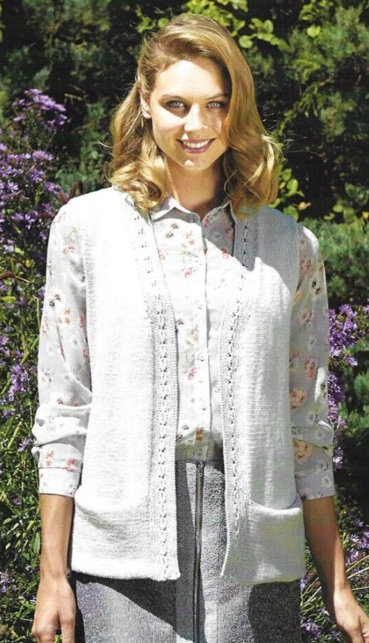 Knitting Pattern 8053 -  Waistcoat in No 1 DK