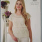 Crochet Pattern 3899 - Sweater & Top in Cotton DK