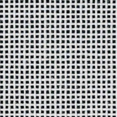 Mono Interlock Canvas - White - 2 Sizes Available