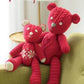 Knitting Pattern 7802 - Patchwork Bears in Bonus Aran
