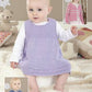 Knitting Pattern 4470 - Pinafore Dress & Cardigans in Snuggly Baby Bamboo DK