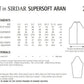 Knitting Pattern 2453 - Jacket in Supersoft Aran