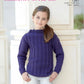 Knitting Pattern 7347 - Sweater & Sleeveless Top in Country Style DK