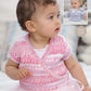 Knitting Pattern 1931 - Baby & Girl Ballet Cardigan in Baby Crofter DK