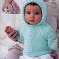Knitting Pattern 4424 - Cardigans in Baby Cotton DK