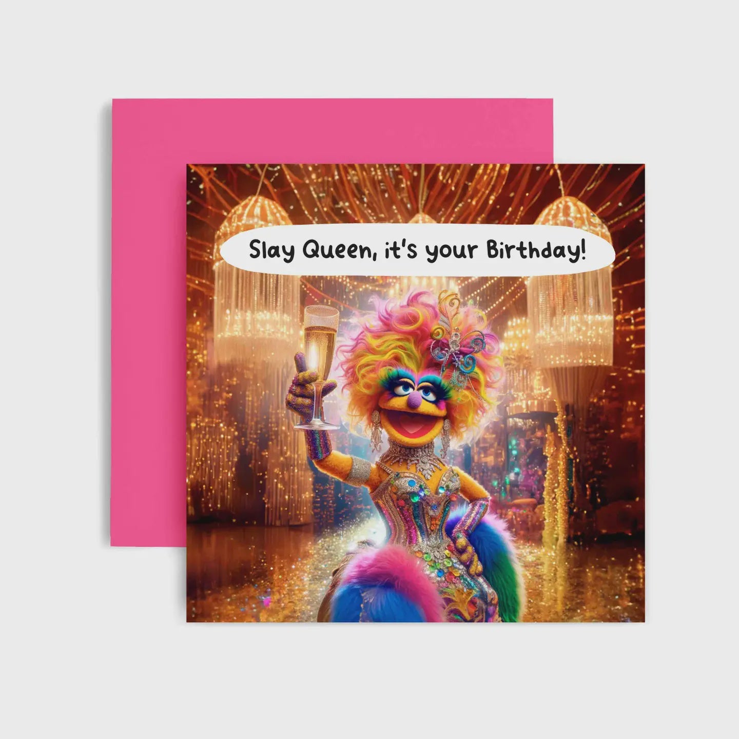 Slay Queen - Birthday Card