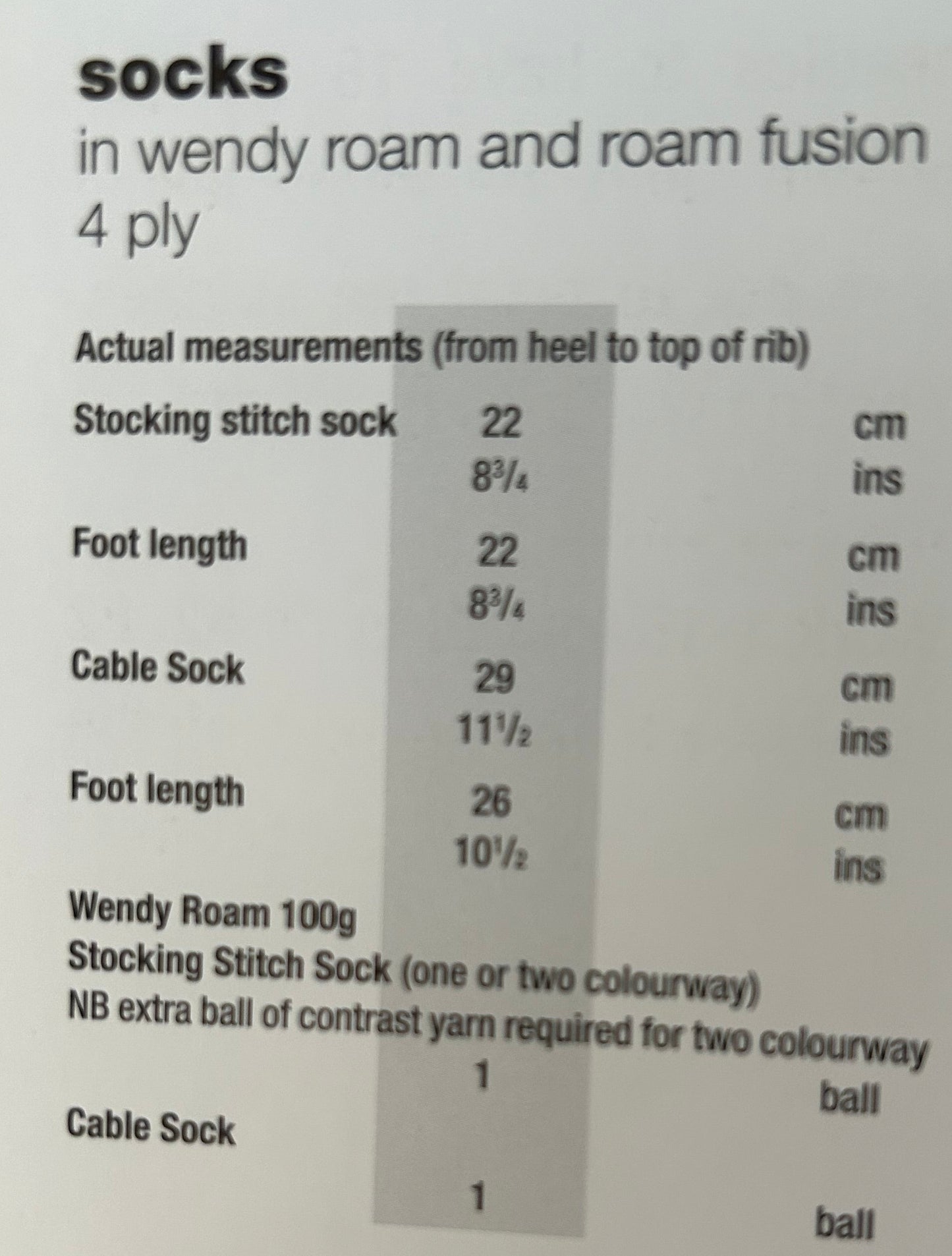 FREE Knitting Pattern 5686 -Socks in 4 Ply