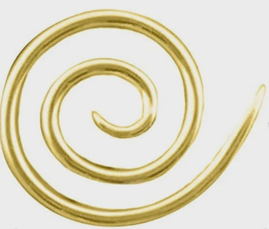 SPIRAL CABLE NEEDLE - Gold
