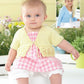 Knitting Pattern 4434 - Cardigans in Snuggly Baby Bamboo DK