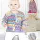 Knitting Pattern 4482 - Cardigan & Bonnet in Baby Crofter DK