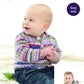 Knitting Pattern 5155 - Sweater & Cardigan with Hood in Baby Croter DK