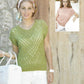 Knitting Pattern 7080 - Tops in Cotton DK