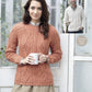 Knitting Pattern 7373 - Sweaters in Bonus Aran Tweed