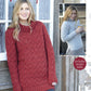 Knitting Pattern 7796 - Sweaters in Bonus Aran