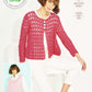 Crochet Pattern 9914 - Cardigan & Top In Bamboo & Cotton DK