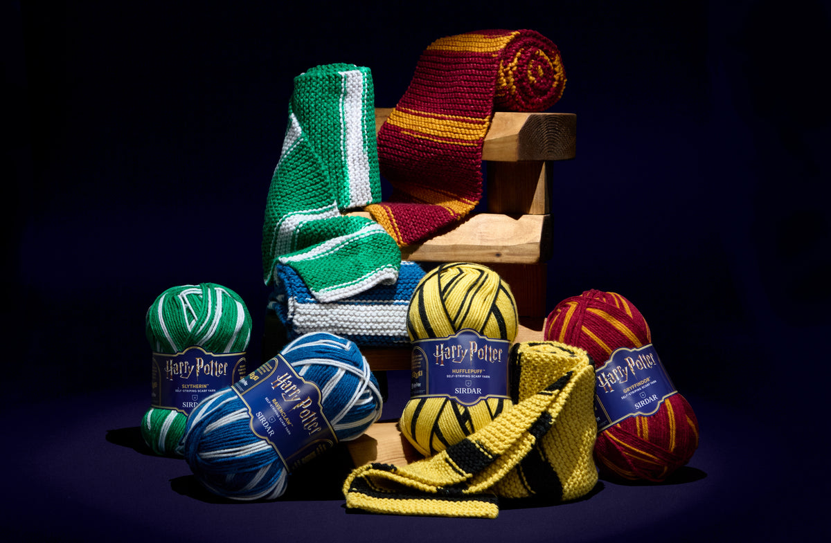 HARRY POTTER - Self-Striping Scarf Chunky Yarn