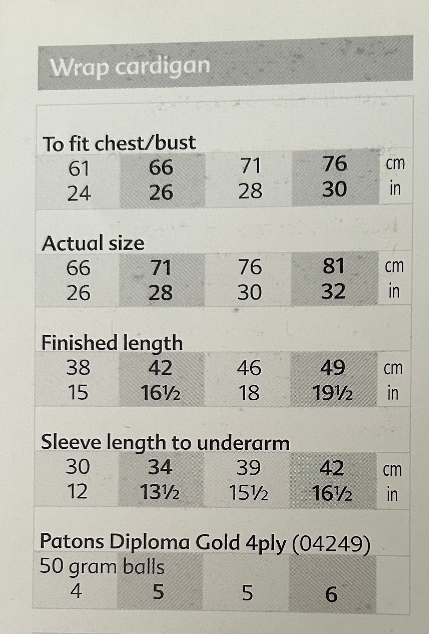 Knitting Pattern 3390 - Childs Wrap Style Cardigan in Diploma Gold 4 Ply