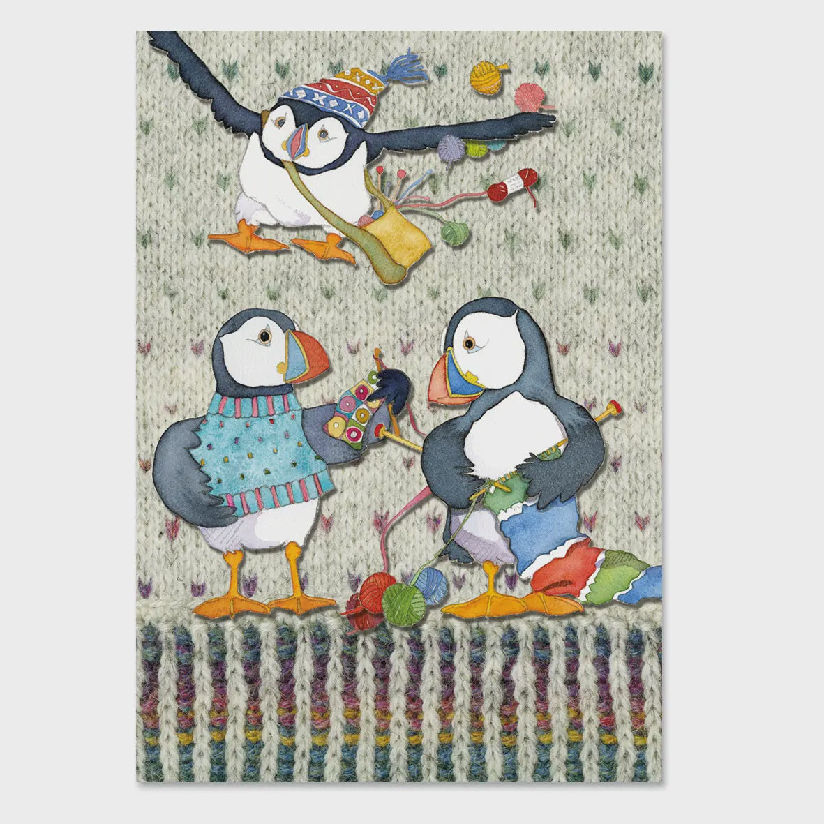 WOOLLY PUFFIN - PROJECT BOOK/KNITTING JOTTER