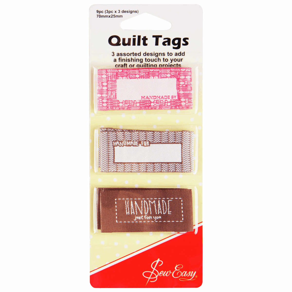 CRAFT/QUILT TAGS - Handmade By