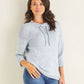 Knitting Pattern 10108 - BOXY SWEATSHIRT IN SIRDAR NO 1 STONEWASHED ARAN