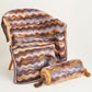 CROCHET WAVE BLANKET AND BOLSTER CUSHION IN SIRDAR JEWELSPUN