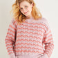 Knitting Pattern 10196 - LACE CHEVRON SWEATER IN SIRDAR COUNTRY CLASSIC DK