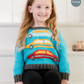 Knitting Pattern 1025 - Child's Car Jumper In Emu Classic DK