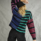 Knitting Pattern 10571 - BRIGHT LIGHTS SWEATER IN SIRDAR STORIES DK