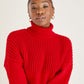 Knitting Pattern 10598 - ROLL NECK SWEATER IN HAYFIELD BONUS DK