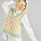 PDF - Knitting Pattern 10599 - CHECKERBOARD SWEATER VEST IN HAYFIELD BONUS CHUNKY