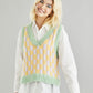 PDF - Knitting Pattern 10599 - CHECKERBOARD SWEATER VEST IN HAYFIELD BONUS CHUNKY