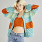PDF - Knitting Pattern 10603 - BUBBLE CARDIGAN AND BRALETTE IN HAYFIELD BONUS CHUNKY