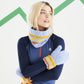 PDF - Knitting Pattern 10623 - SNOW BOARD SNOOD AND MITTENS IN BONUS SUPER CHUNKY