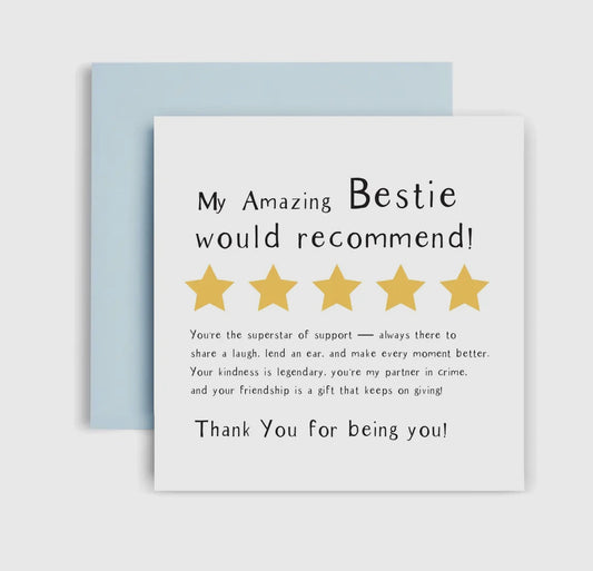 Bestie Review - Birthday Card