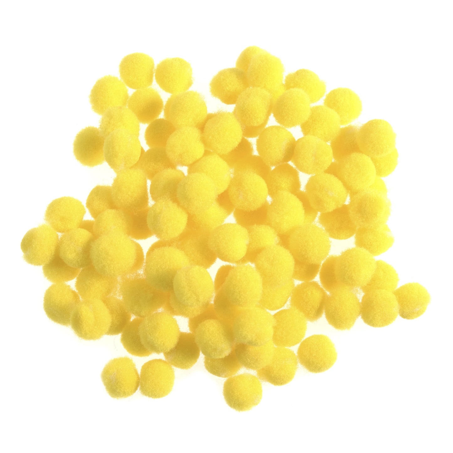 POM POMS - Yellow 0.7cm x 100