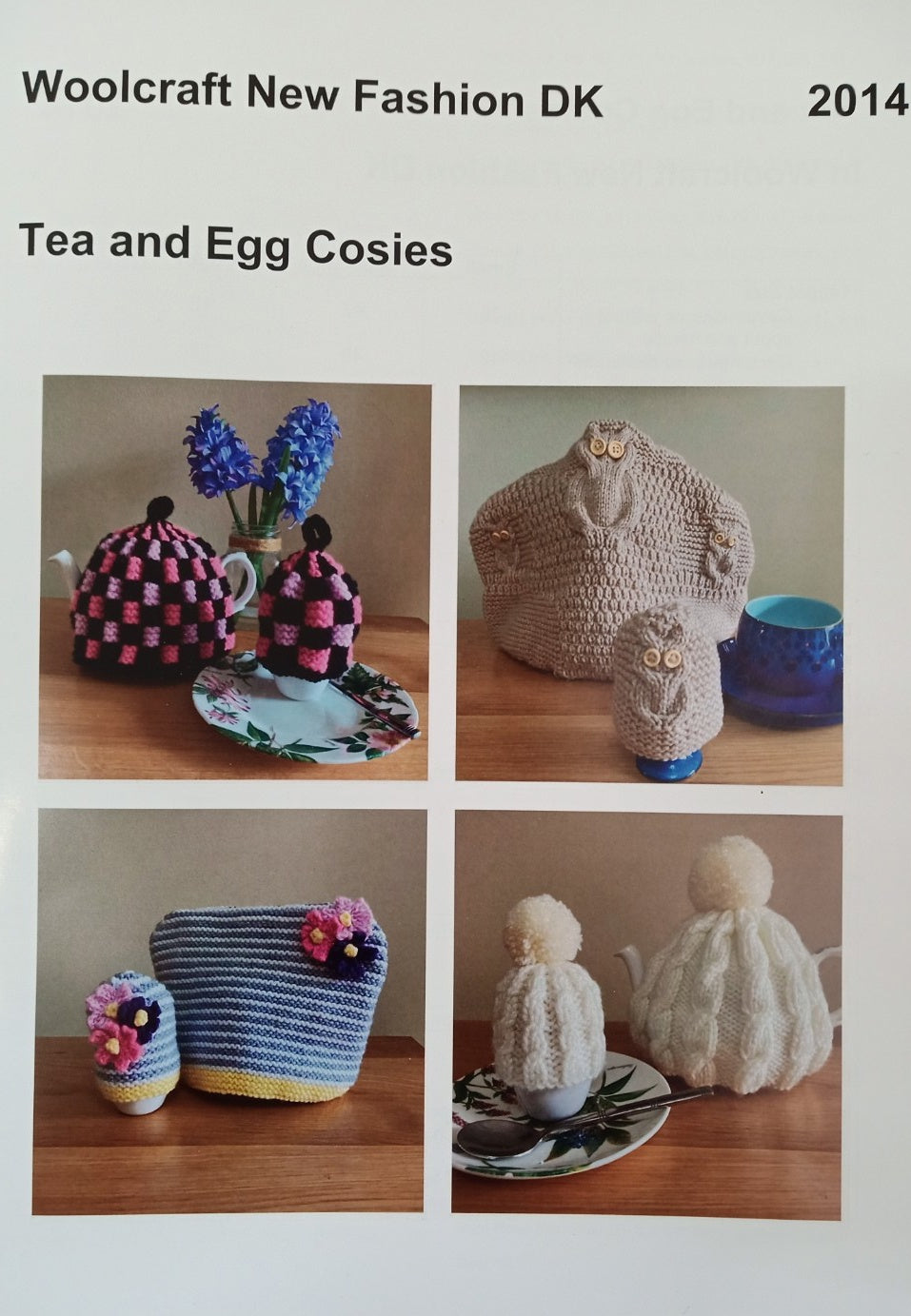 Knitting Pattern 2014 - Tea & Egg Cosies in New Fashion DK