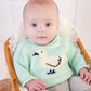 Knitting Pattern 2014 - Little Duck Baby Sweater In Emu Treasure DK