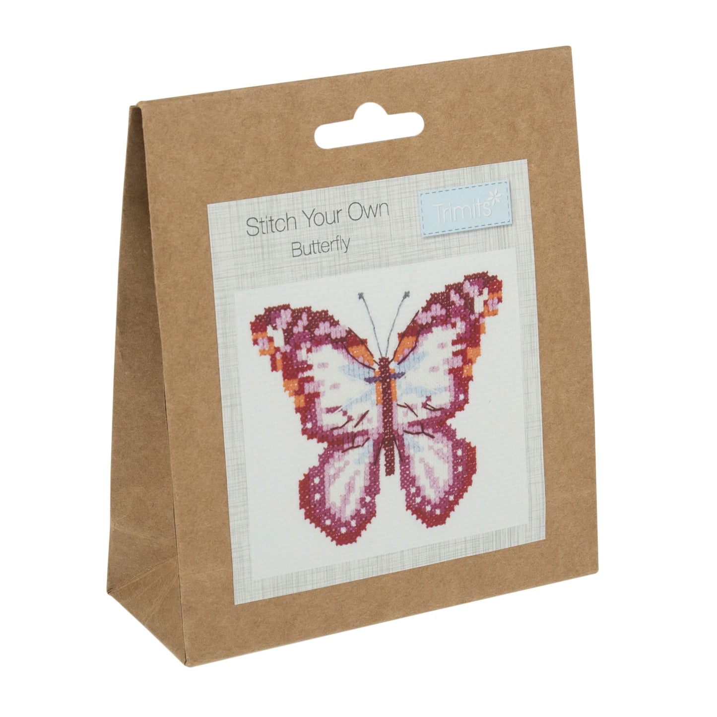 COUNTED CROSS STITCH KIT - BUTTERFLY