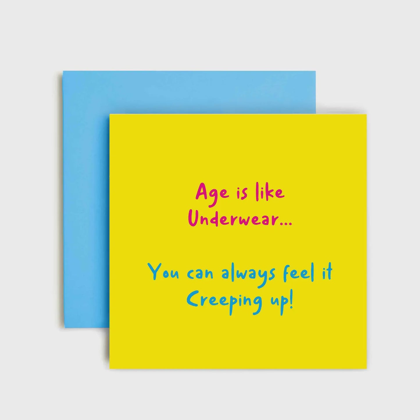 Age Is Like Underwear…….  Birthday Card