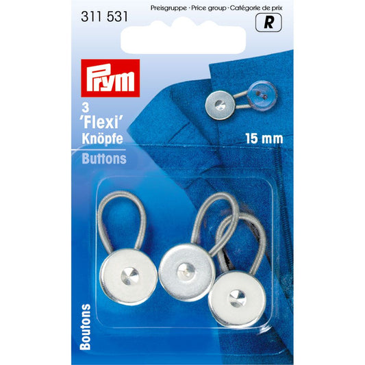 'Flexi' buttons (3) 15mm