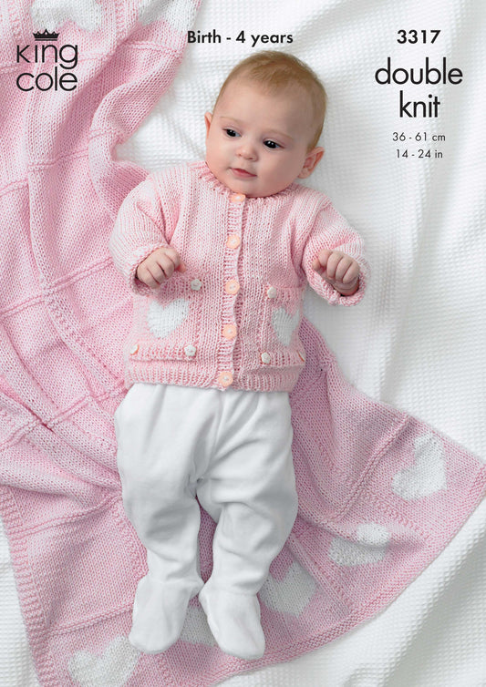 Knitting Pattern 3317 - In the Pink Knitted in Bamboo Cotton DK