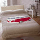 Knitting Pattern 4323 - Camper Van Bed Throws Knitted with Big Value Super Chunky