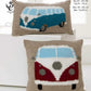 Knitting Pattern 4324 - Camper Van Cushions Knitted with Big Value Chunky