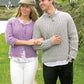 Knitting Pattern 4370 - Cardigan and Sweater Knitted with Merino DK