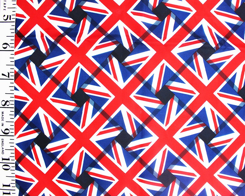 UNION JACK COLLAGE POLYESTER