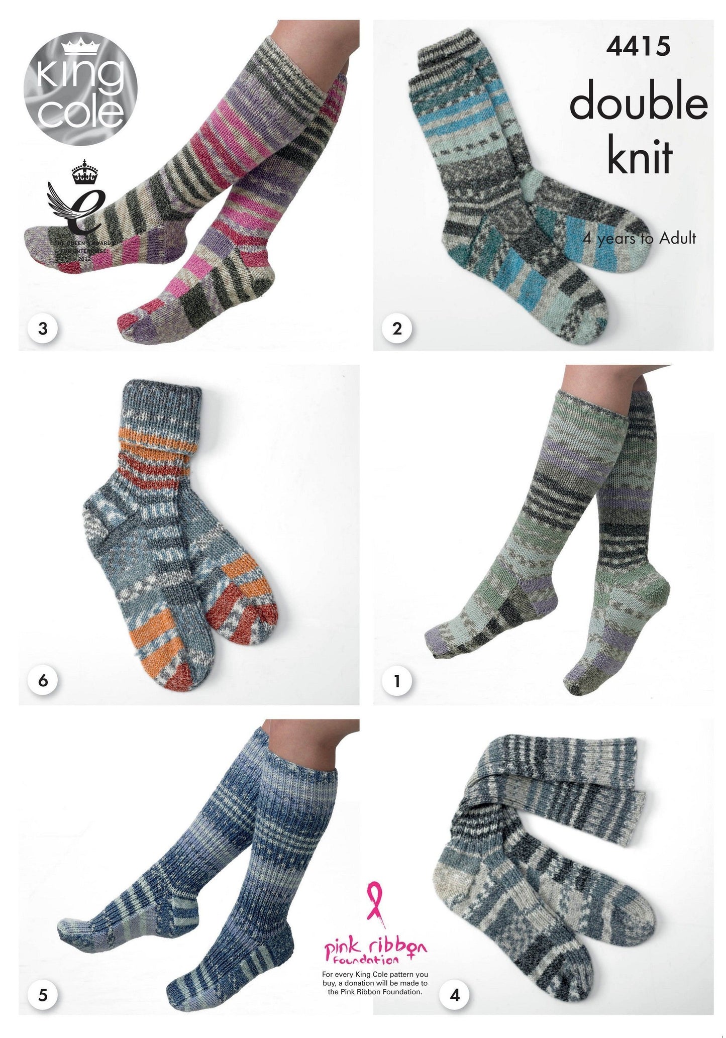Knitting Pattern 4415 - Socks Knitted with Drifter DK
