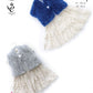 Knitting Pattern 4440 -Child’s  V & Round Neck Cardigans Knitted with Tinsel Chunky