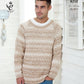 Knitting Pattern 4461 - Men's Raglan Sweaters DK
