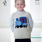 Knitting Pattern 4564 - Slipovers Knitted with Pricewise DK